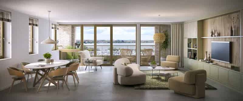 Porto Almere Poort: Luxe Appartementen met IJmeer- of DUINvallei Uitzicht