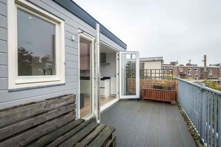 Appartement te koop Amsterdam Pijp 40m2 2 slaapkamers dakterras gerenoveerd