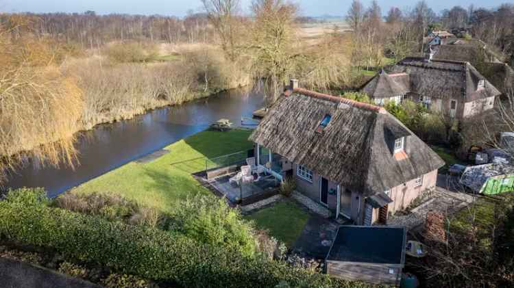 Recreatiewoning Ossenzijl  Gerenoveerd Aan Vaarwater