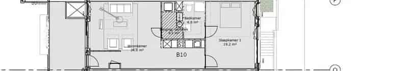 1 Kamer Appartement 64m² Lelystad Centrum Nabij Station