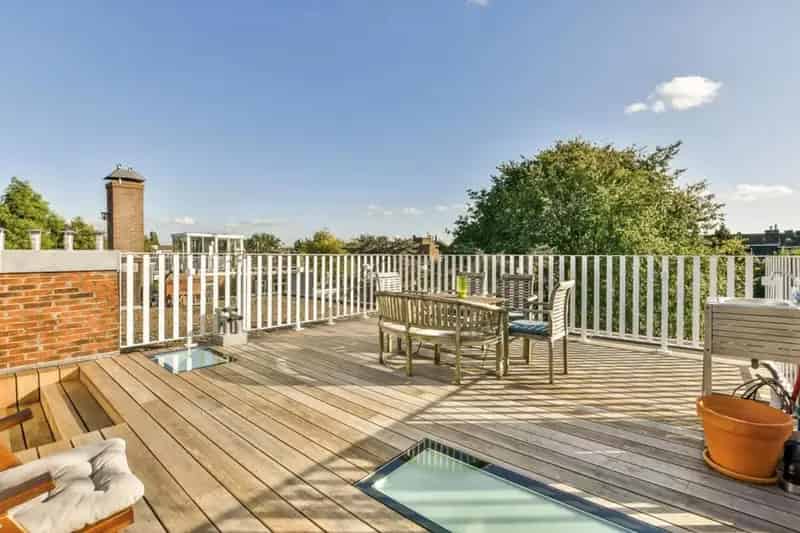 Dubbel Bovenhuis Amsterdam West 135m2 Dakterras 3 Balkons