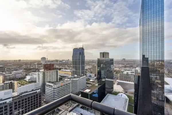 Ruim 2-kamerappartement 88m2 Rotterdam 13e etage