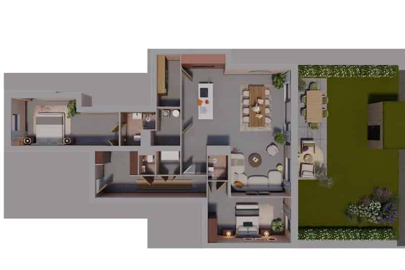 Luxe Appartement Schalkhaar 130m2 Tuin A+++