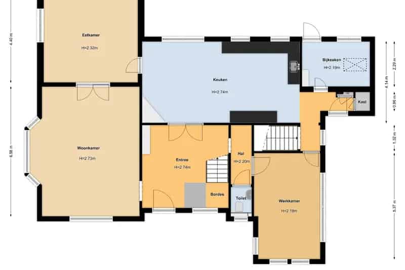 Vrijstaande Rietgedekte Villa Bussum 268m2 4 slaapkamers Grote Tuin