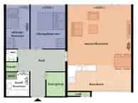 Appartement Alphen aan den Rijn Klaverhof 83m2