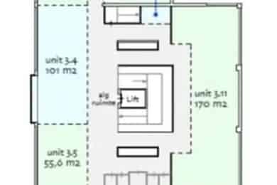 55-140 m2 Kantoorruimte te Huur Rotterdam Energielabel A+++