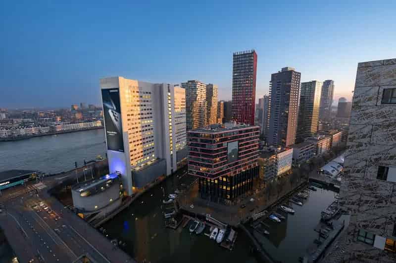 Luxe Appartement Rotterdam Panoramisch Uitzicht 2 Slaapkamers