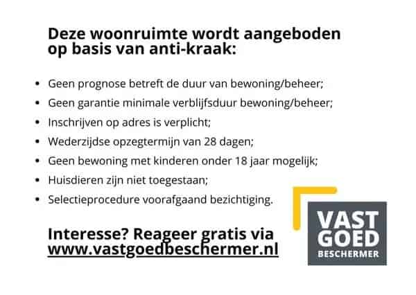 Antikraak Appartement voor Stel