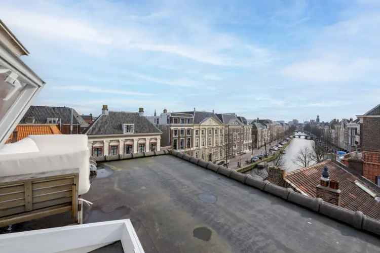 Herenhuis Rapenburg Leiden 5 kamers Dakterras