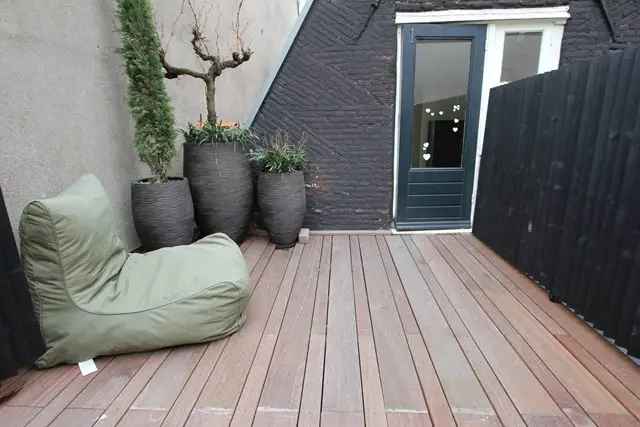 Amsterdamse bovenwoning 100m2 3 kamers te huur