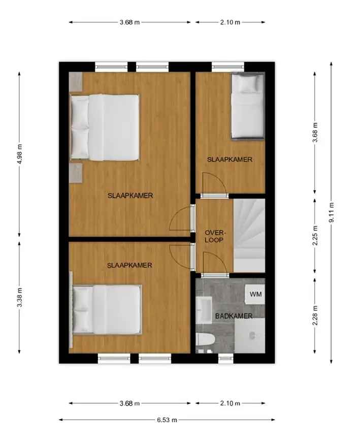 Vrijstaand huis Kerkrade 4 slaapkamers 2 garages tuin airco zonnepanelen