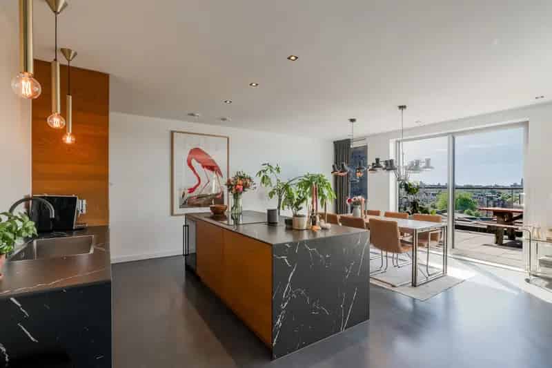 Penthouse Houthaven Amsterdam 112m2 3 slaapkamers groot terras