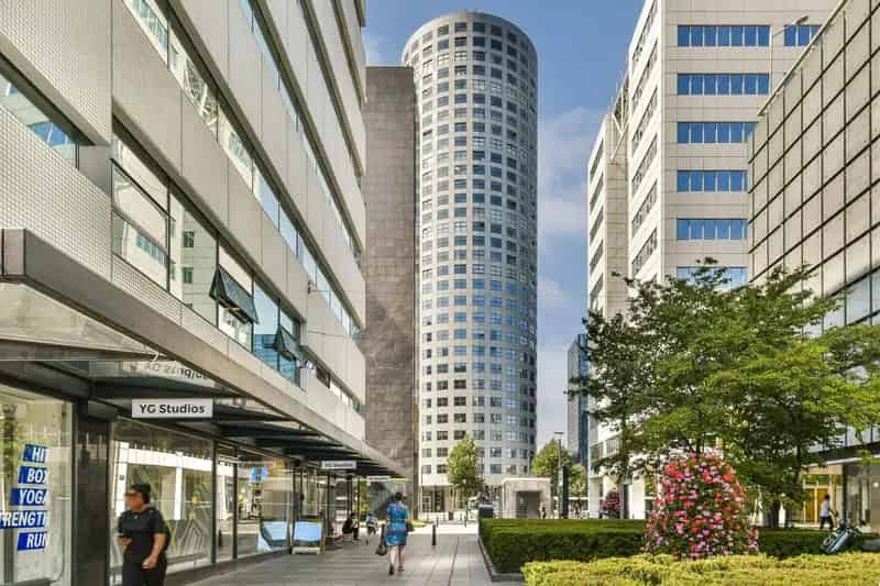 Luxe 5 kamer appartement Rotterdam Houthoftoren panoramisch uitzicht