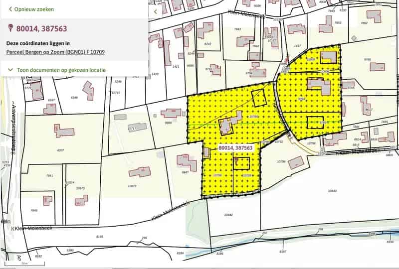 Bouwkavels Bergen op Zoom: 4655m2, Droomhuis tot 300m2