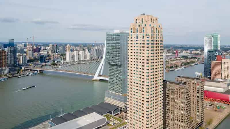 Luxe 4 Kamer Appartement Rotterdam New Orleans Toren