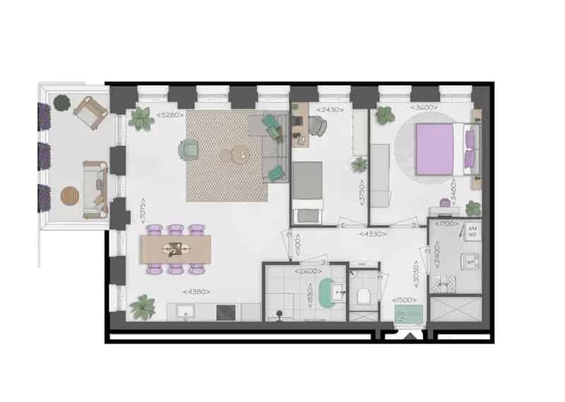 Nieuwbouw Appartement Haarlem 3 kamers A++