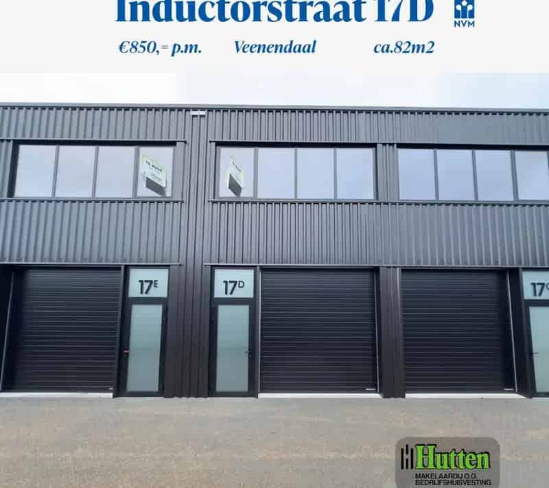 Bedrijfshal te huur Veenendaal 82m2  Nieuwbouw