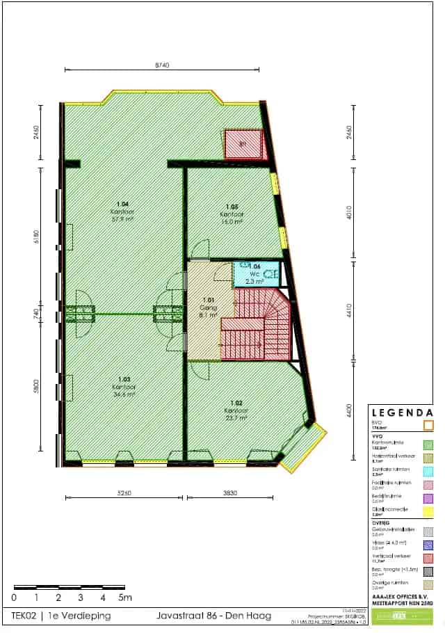 Kantoor te Huur Koop Den Haag Archipelbuurt 571m2