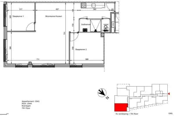 3-Kamerappartement Nijmegen Regulierstraat te huur