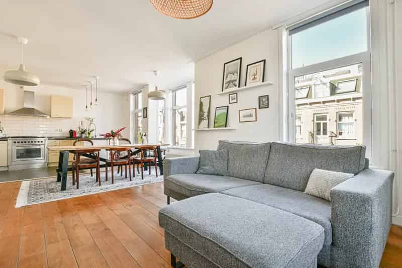 Appartement te koop Amsterdam Zuid 70m2 1 slaapkamer eigen grond
