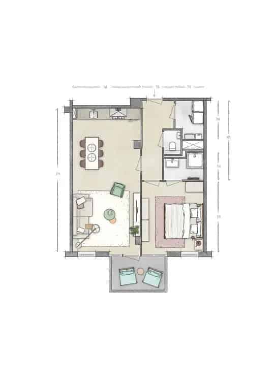 Ruim 2 Kamer Appartement Alphen Aan Den Rijn 57m2