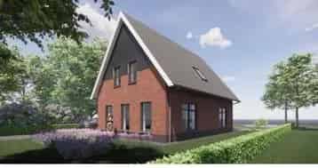 Nieuwbouwhuis Bouwkavel Drenthe - Vrijstaande woning met viswater