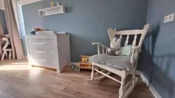 Babykamer Bopita Wit - Ledikant Commode Schommelstoel
