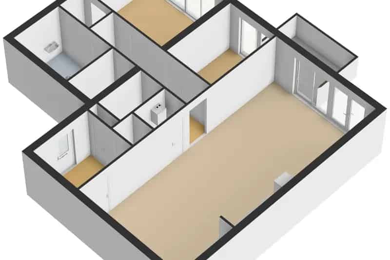 3 Kamer Appartement Spijkenisse Balkon Parkeerplaats