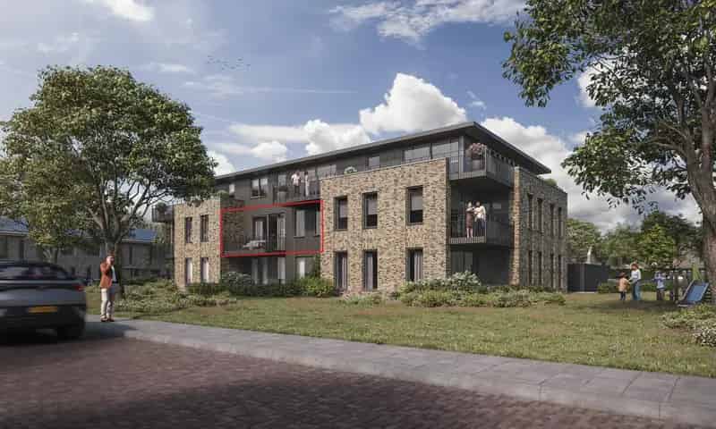 Nieuwbouw 2-kamerappartement Putten: Balkon, Berging & Parkeerplaats