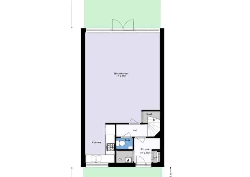 Huis te koop Amsterdam: 3 slaapkamers, tuin, energielabel A