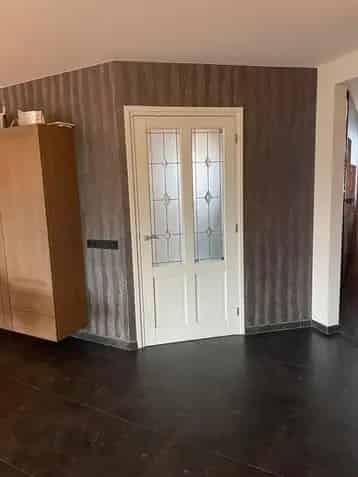 Binnendeur met glas in lood - renovatieproject