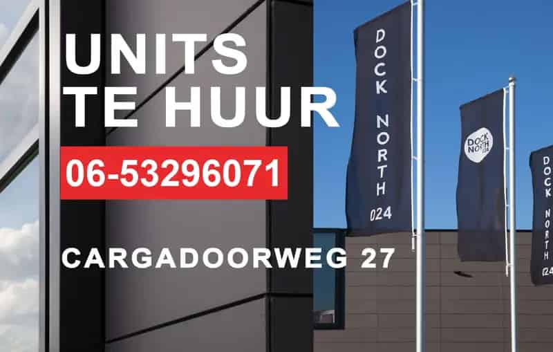 Bedrijfshal Nijmegen te huur Cargadoorweg