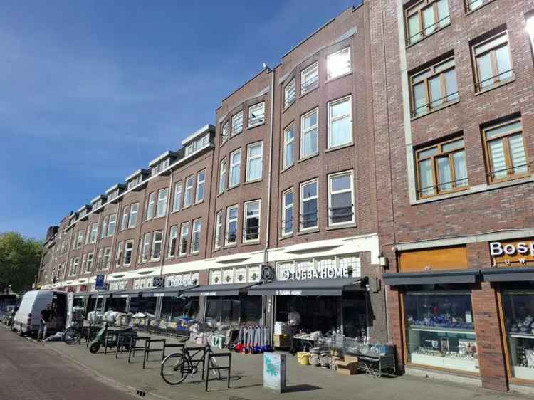 Maisonnettewoning Rotterdam Hilledijk 2 slaapkamers nabij winkels
