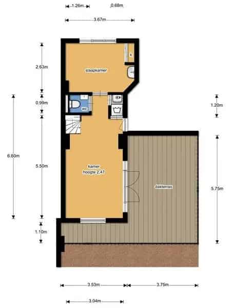 Luxe 3 Slaapkamer Penthouse met Dakterras te Huur