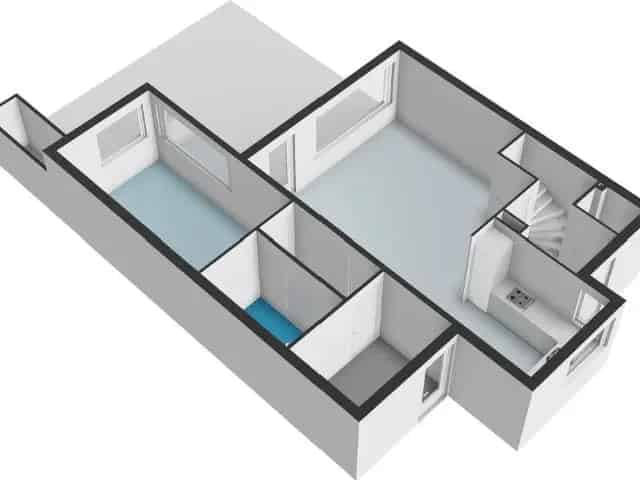 Te Huur: 2-onder-1-kapwoning Naarden 2 slaapkamers 2 badkamers