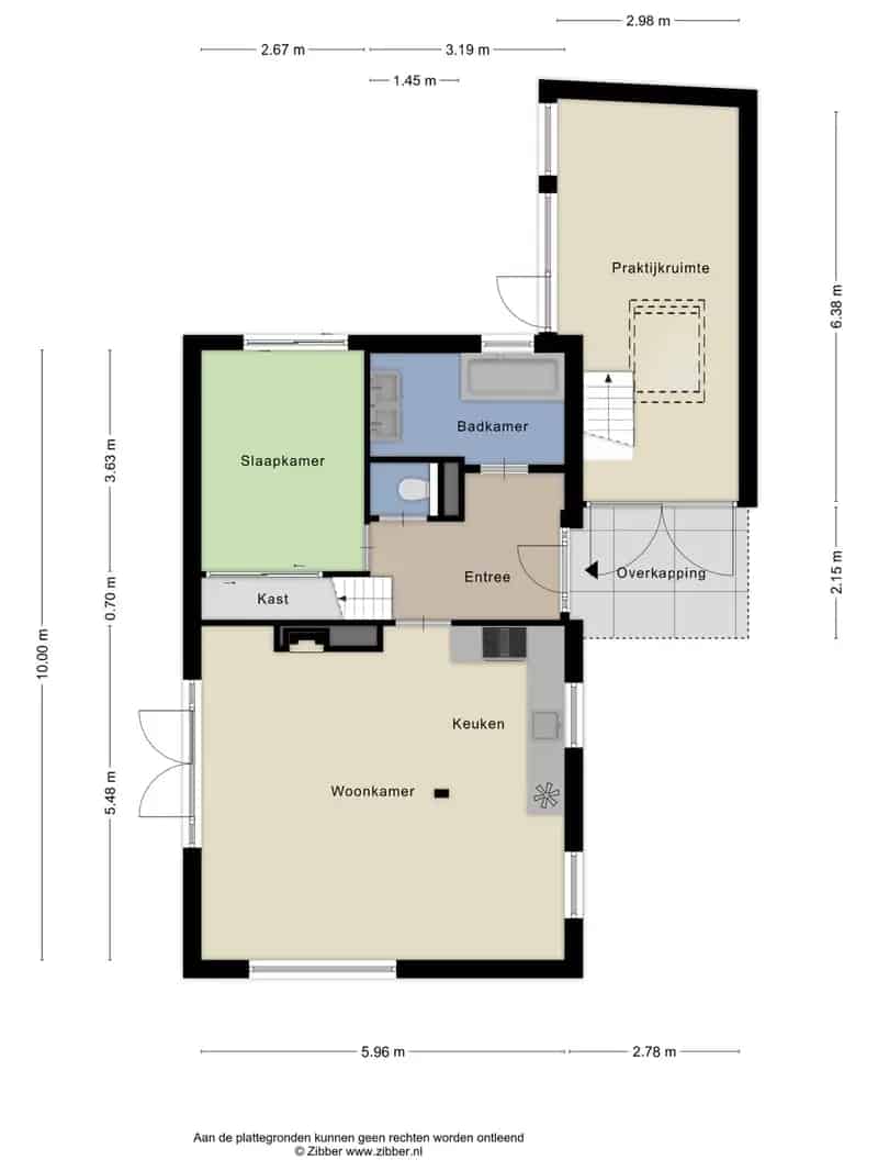 Huis te koop Renkum: Semi-bungalow met praktijkruimte