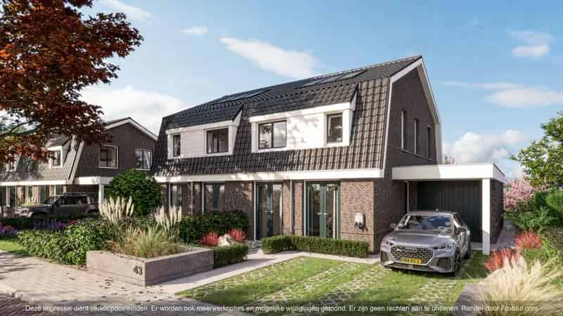 Huis te koop Hillegom: Moderne 2-onder-1-kapwoning