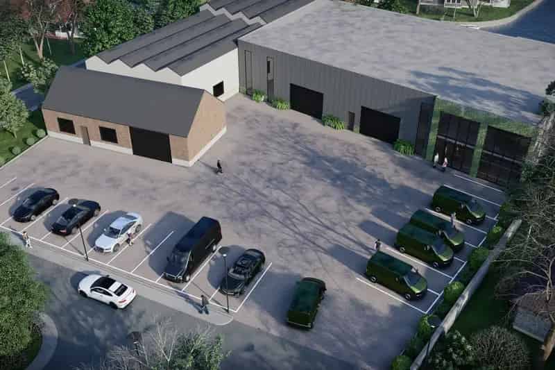 Bedrijfshal Monster te huur 1030m2