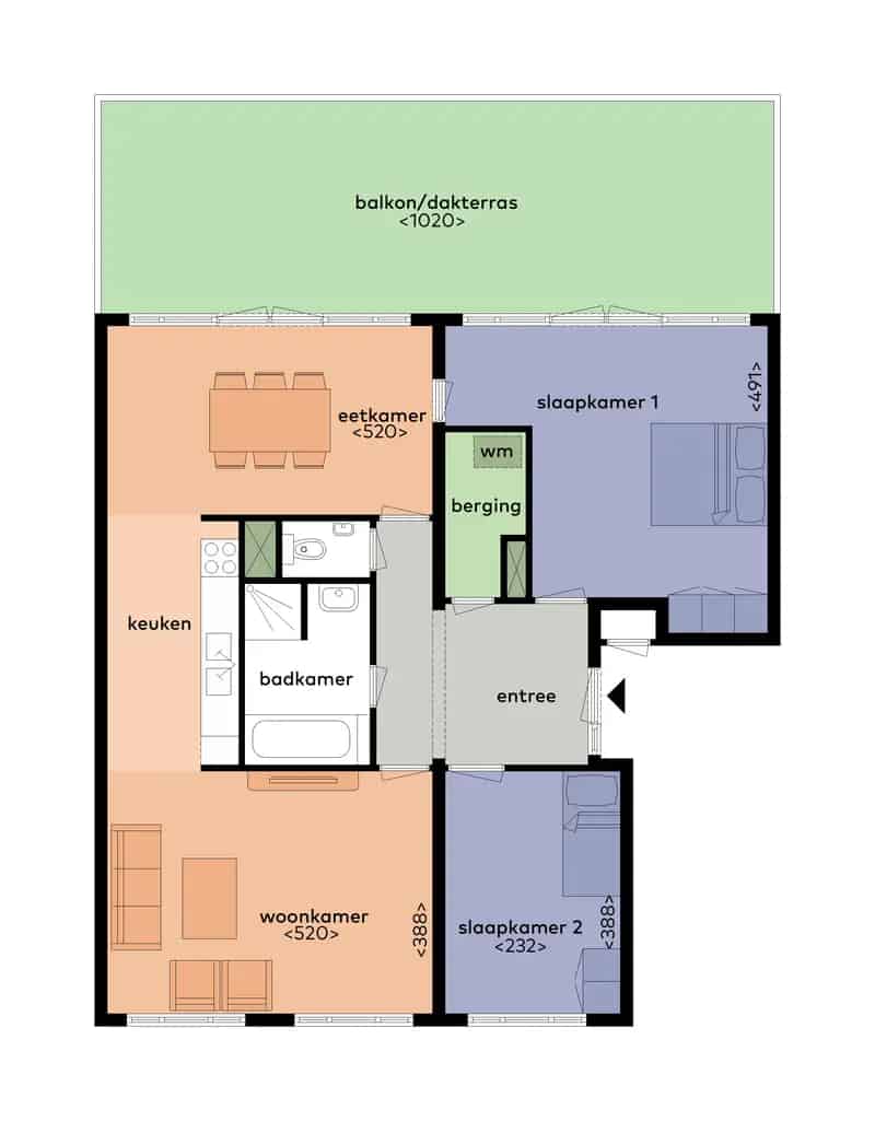 Appartementen Porta I Clermontlunet Maastricht