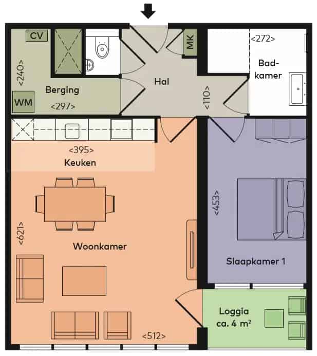 Appartement te huur Betaplein 82 Leiden Wonen in Alpha