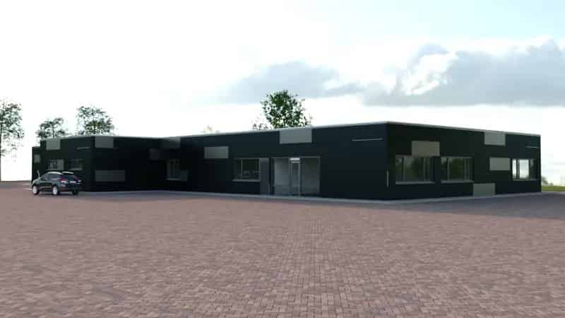 Bedrijfshal te huur Winschoten 480m2 gerenoveerd