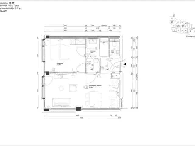 Appartement type B Graadt van Roggenstraat