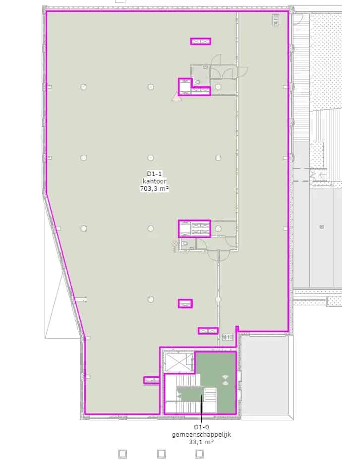 Kantoorruimte te huur Alkmaar 743 m² Nieuwbouw