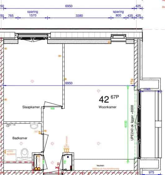 2-Kamerappartement Ede Parkweg Nieuwbouw