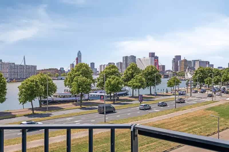 Appartement Kralingen Uitzicht Maas Balkon Starter