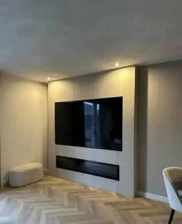 Cinewall Thuisbioscoop Op Maat: Haard Verlichting Audio