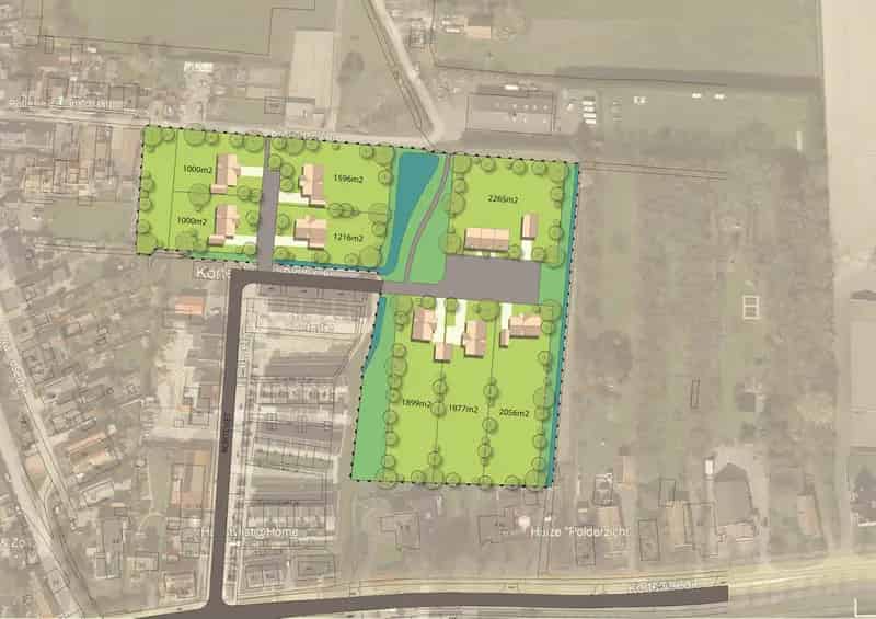 Kavel 7 1877m2 Ruime Bouwvlak Vrijstaande Woning Bijgebouw Zuidwesten Tuin