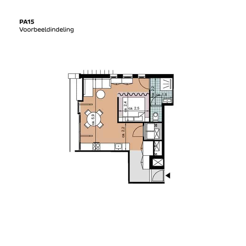 Zelfbouw Appartement Apeldoorn Centrum - Postkantoor