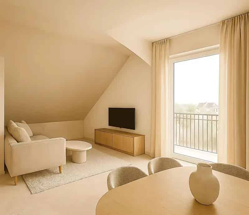Appartement Zegge: 55-100m2, moderne keuken, badkamer, tuin balkon