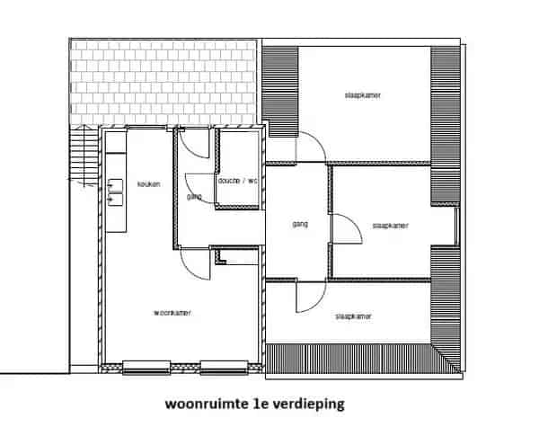 Winkelruimte en woning te huur West Terschelling